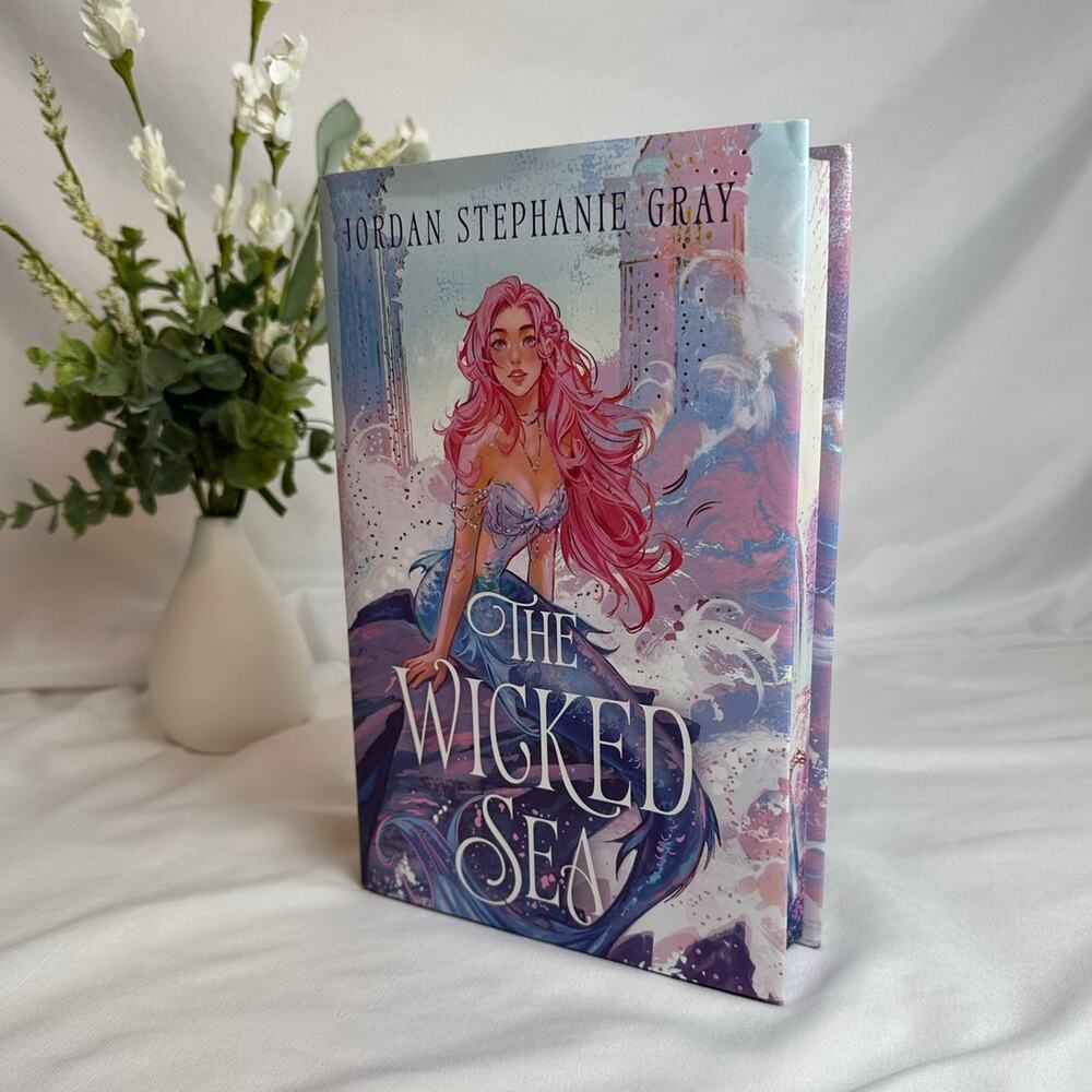The Wicked Sea Jordan Stephanie Gray FairyLoot SE Signed Sprayed Edges Hardcover